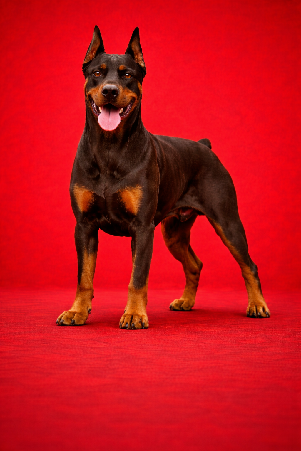 DOBERMAN NEGRO FUEGO