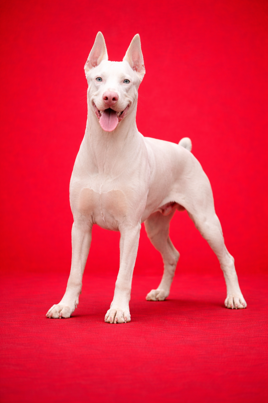 DOBERMAN ALBINO (pink)